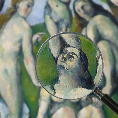 Cinque Bagnanti Paul Cézanne pcz154 quadro stampato su tela