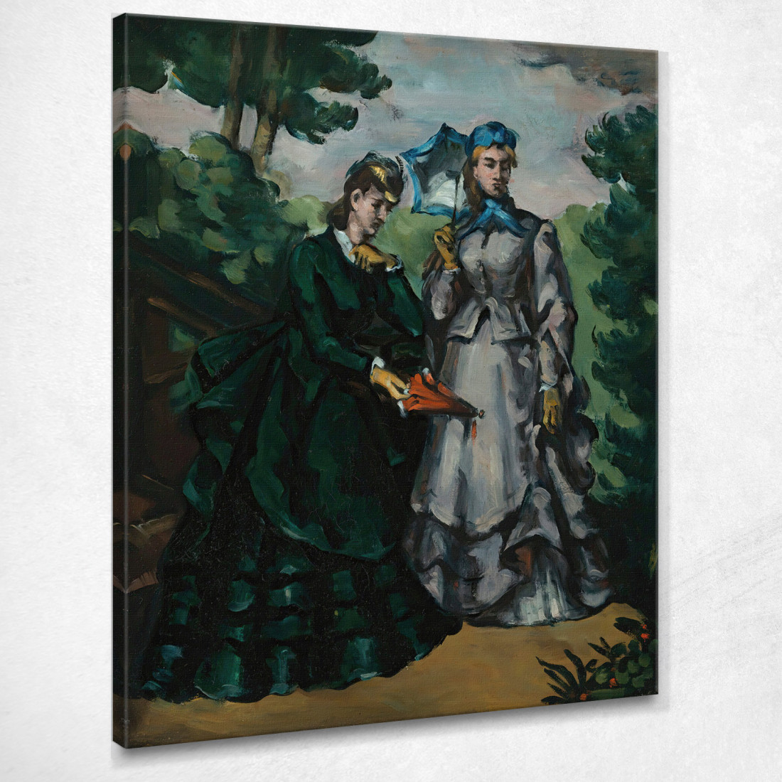 La Passeggiata Paul Cézanne pcz164 quadro stampato su tela La Passeggiata Paul Cézanne pcz164 quadro stampato su tela