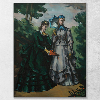 La Passeggiata Paul Cézanne pcz164 quadro stampato su tela