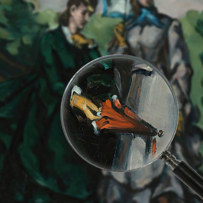 La Passeggiata Paul Cézanne pcz164 quadro stampato su tela