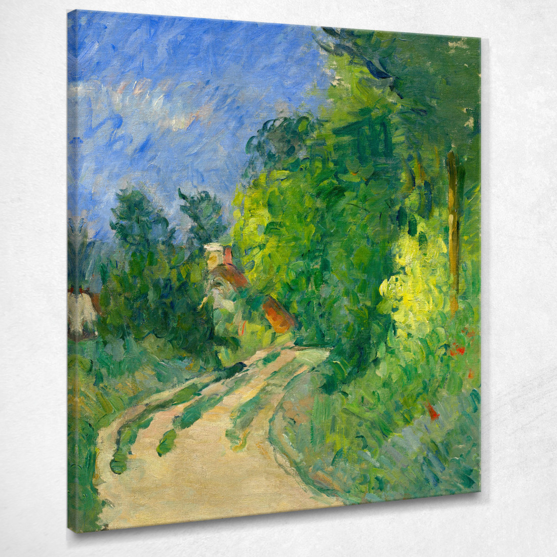 La Strada Rotante Nel Sottobosco Paul Cézanne pcz166 quadro stampato su tela La Strada Rotante Nel Sottobosco Paul Cézanne pcz166 quadro stampato su tela
