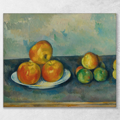 Mele Paul Cézanne pcz172 quadro stampato su tela