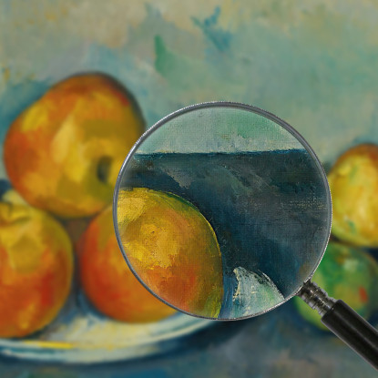 Mele Paul Cézanne pcz172 quadro stampato su tela