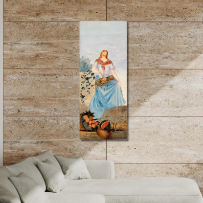 Le Quattro Stagioni Estate Paul Cézanne pcz176 quadro stampato su tela