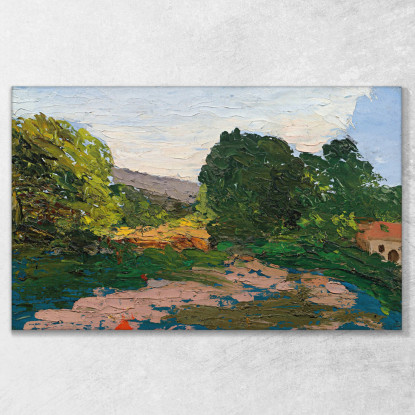 Paesaggio Meridionale Paul Cézanne pcz192 quadro stampato su tela