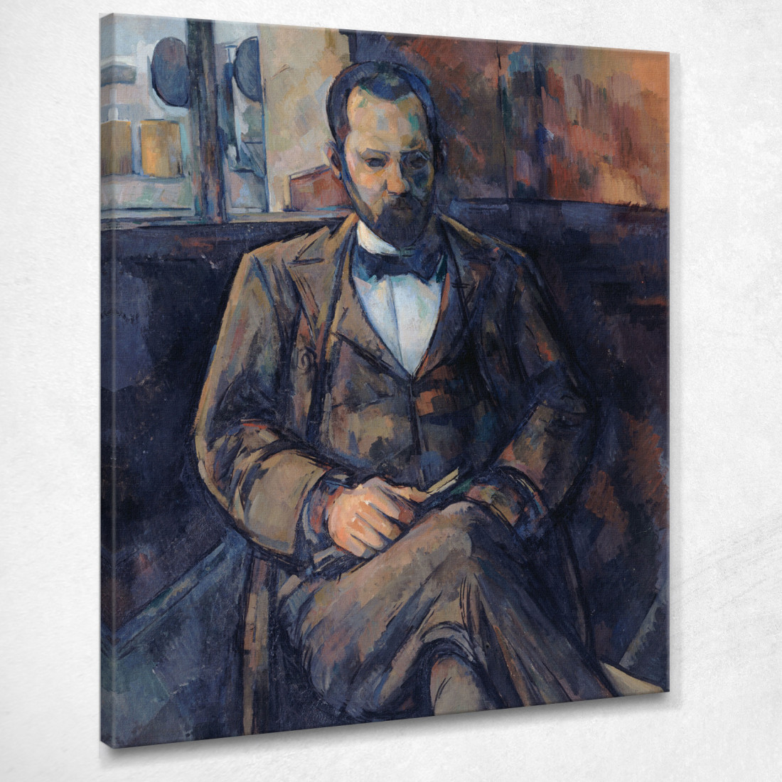 Ritratto Di Ambroise Vollard Paul Cézanne pcz197 quadro stampato su tela Ritratto Di Ambroise Vollard Paul Cézanne pcz197 quadro stampato su tela