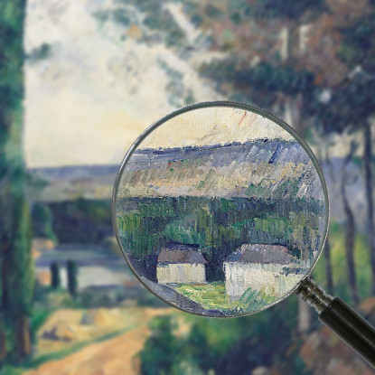 Strada Che Porta Al Lago Paul Cézanne pcz202 quadro stampato su tela