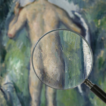 Bagnante In Piedi Vista Da Dietro Paul Cézanne pcz210 quadro stampato su tela