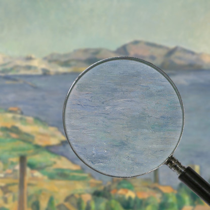 Il Golfo Di Marsiglia Visto Da L'Estaque Paul Cézanne pcz227 quadro stampato su tela
