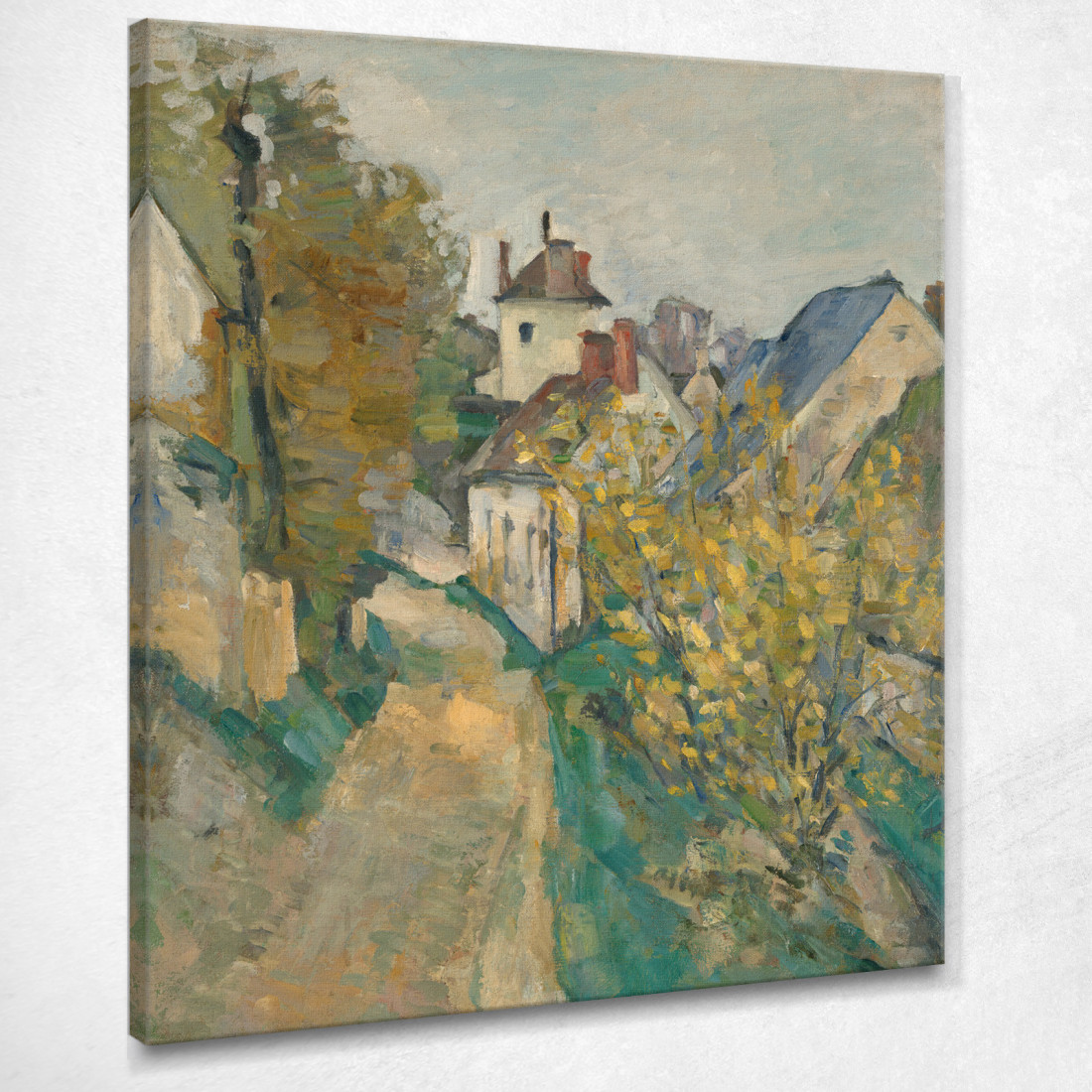 La Casa Del Dottor Gachet Ad Auvers-Sur-Oise Paul Cézanne pcz228 quadro stampato su tela La Casa Del Dottor Gachet Ad Auvers-Sur-Oise Paul Cézanne pcz228 quadro stampato su tela