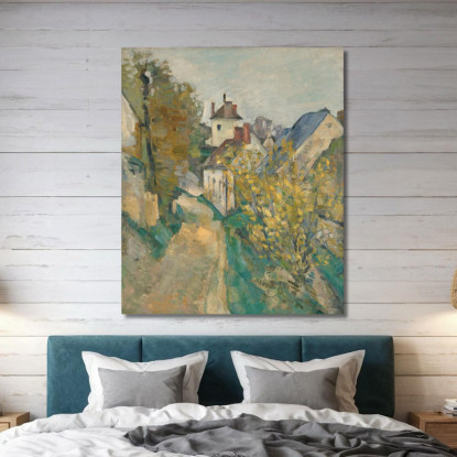 La Casa Del Dottor Gachet Ad Auvers-Sur-Oise Paul Cézanne pcz228 quadro stampato su tela