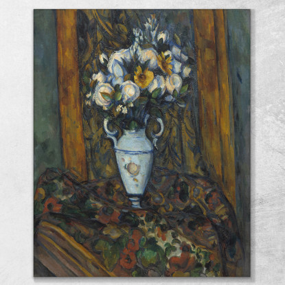 Vaso Di Fiori Paul Cézanne pcz238 quadro stampato su tela
