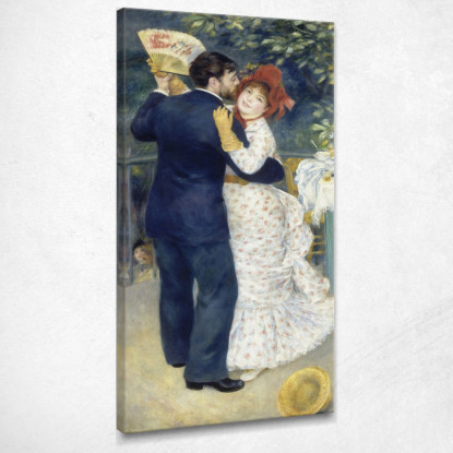 Danza In Campagna Pierre-Auguste Renoir par6 quadro stampato su tela