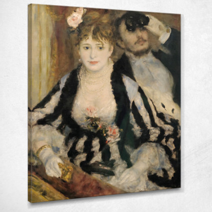 Palco Del Teatro La Loge Pierre-Auguste Renoir par13 quadro stampato su tela