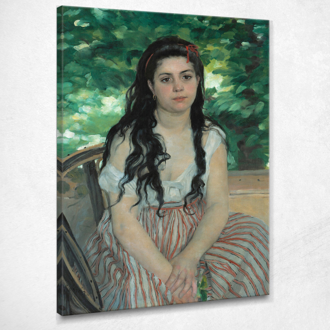 Nell'Estate Renoir Pierre-Auguste Renoir par23 quadro stampato su tela Nell'Estate Renoir Pierre-Auguste Renoir par23 quadro stampato su tela