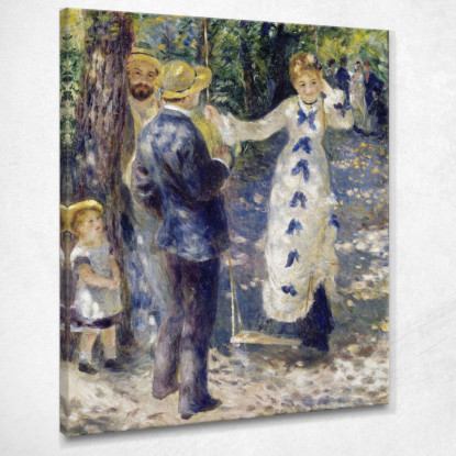 Swing-Renoir Pierre-Auguste Renoir par28 quadro stampato su tela