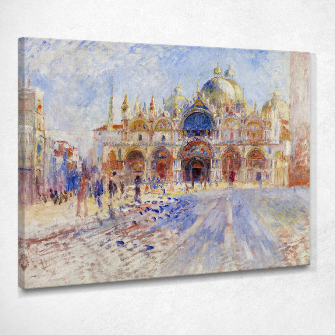 The Piazza San Marco Venice 1881 Pierre-Auguste Renoir par56 quadro stampato su tela The Piazza San Marco Venice 1881 Pierre-Auguste Renoir par56 quadro stampato su tela