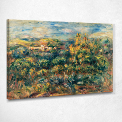 Paesaggio Di Cagnes 1905-1908 Pierre-Auguste Renoir par76 quadro stampato su tela