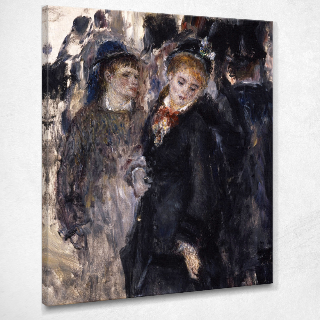 Giovani Ragazze 1877 Pierre-Auguste Renoir par79 quadro stampato su tela Giovani Ragazze 1877 Pierre-Auguste Renoir par79 quadro stampato su tela