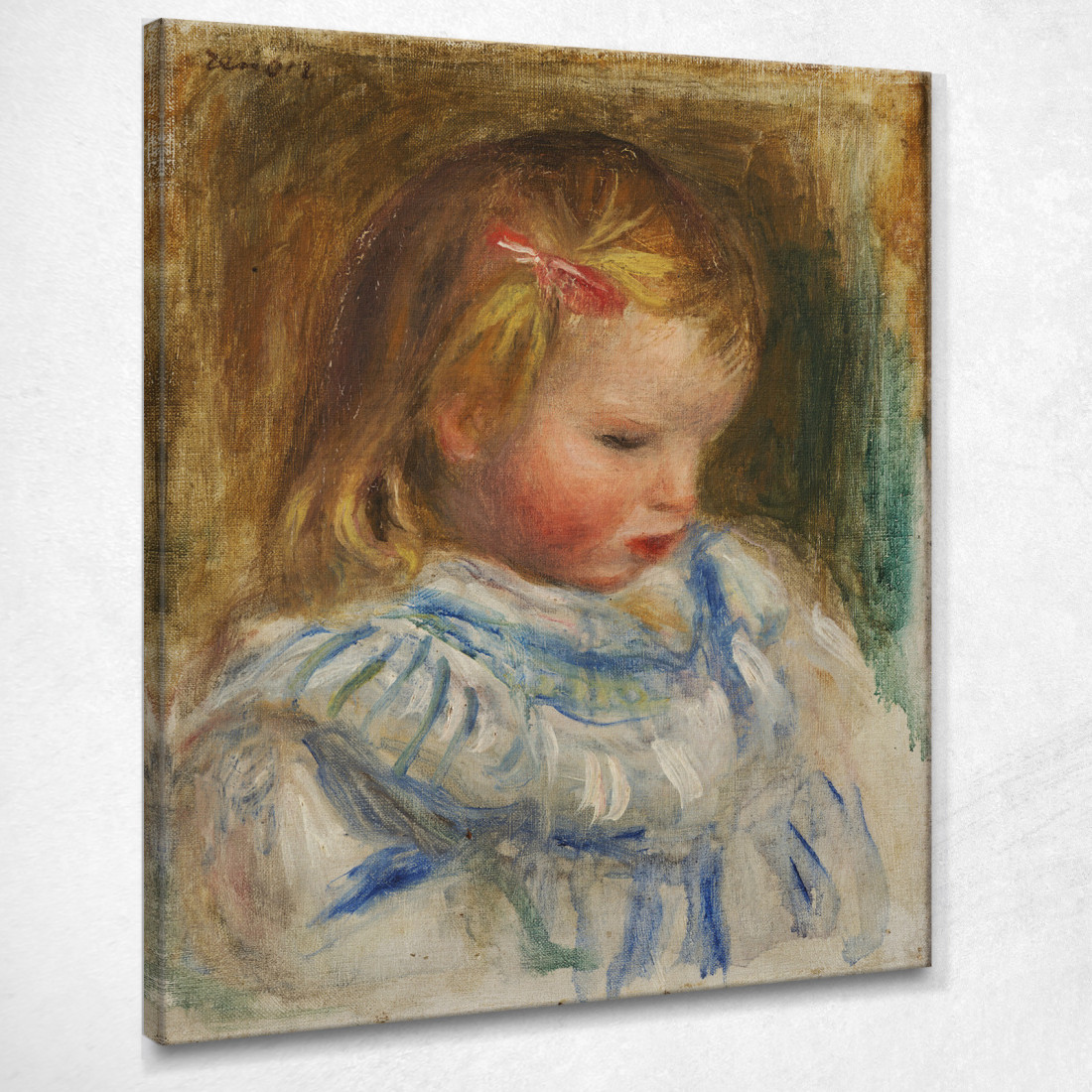 Ritratto Di Coco Claude Renoir Pierre-Auguste Renoir par92 quadro stampato su tela Ritratto Di Coco Claude Renoir Pierre-Auguste Renoir par92 quadro stampato su tela