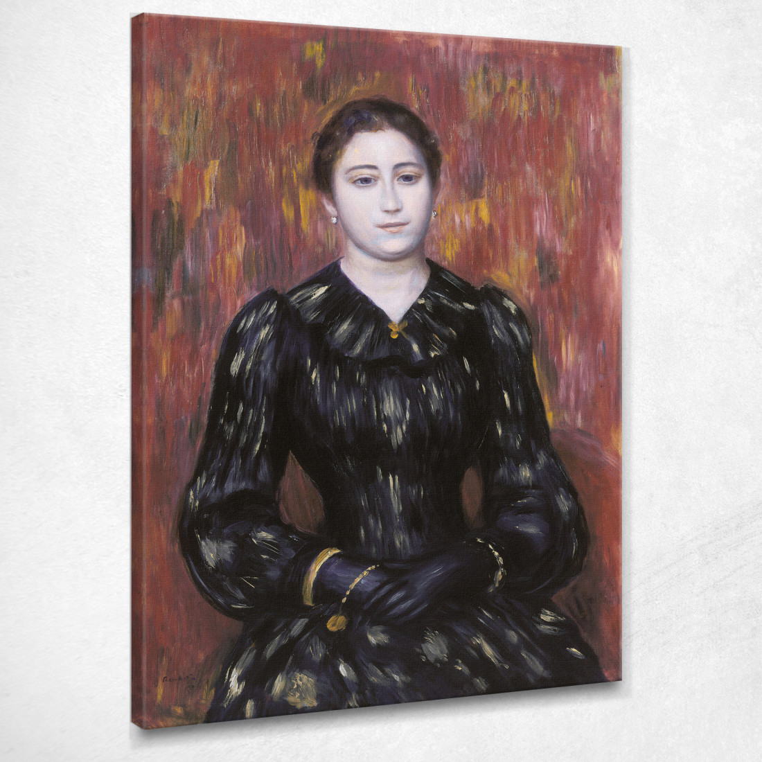Ritratto Di Madame Paulin Pierre-Auguste Renoir par98 quadro stampato su tela Ritratto Di Madame Paulin Pierre-Auguste Renoir par98 quadro stampato su tela