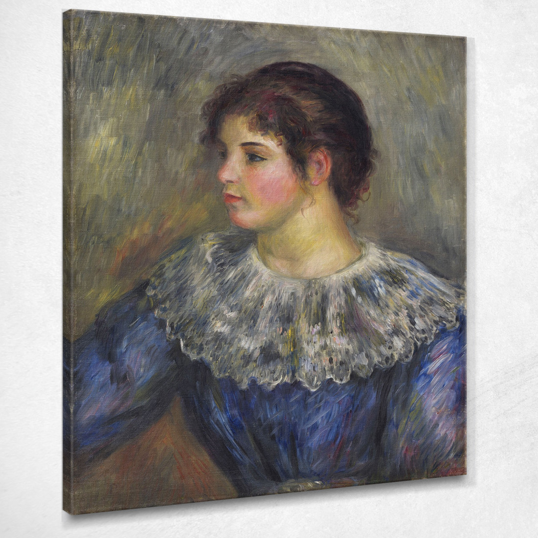 Studio Di Una Donna Pierre-Auguste Renoir par124 quadro stampato su tela Studio Di Una Donna Pierre-Auguste Renoir par124 quadro stampato su tela