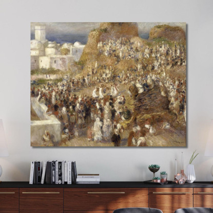 La Moschea Pierre-Auguste Renoir par127 quadro stampato su tela