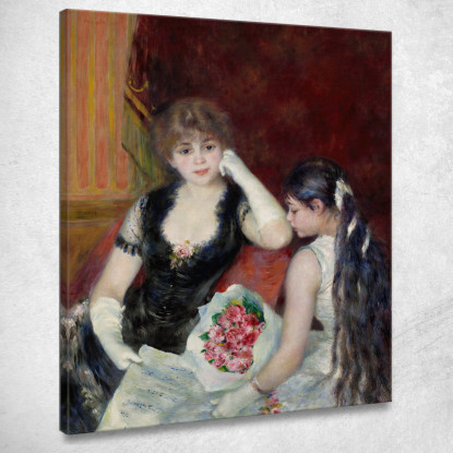 Un Palco A Teatro Al Concerto Pierre-Auguste Renoir par129 quadro stampato su tela