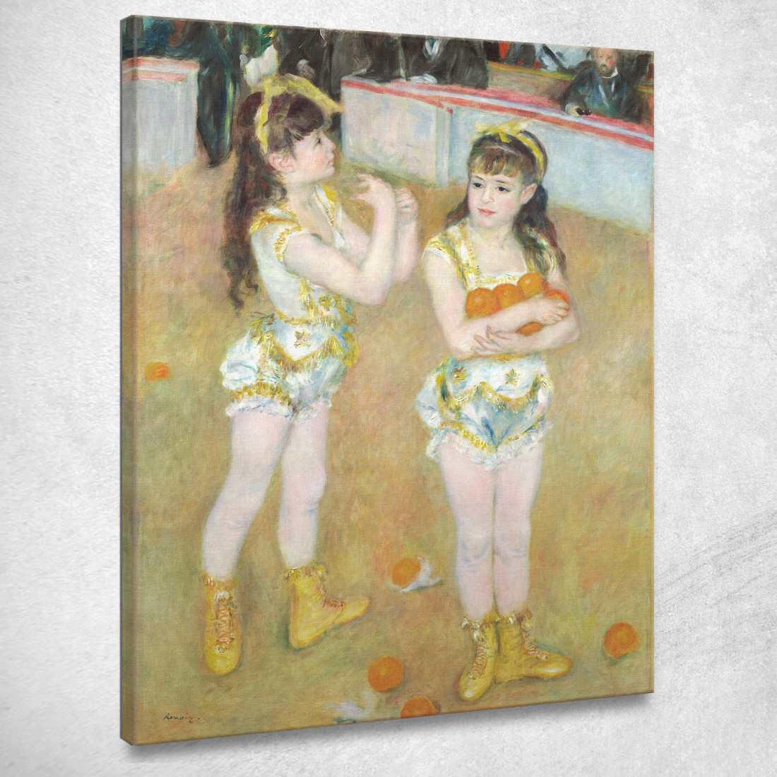 Acrobati Del Cirque Fernando Francisca E Angelina Wartenberg Pierre-Auguste Renoir par133 quadro stampato su tela Acrobati Del Cirque Fernando Francisca E Angelina Wartenberg Pierre-Auguste Renoir par133 quadro stampato su tela