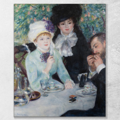 Dopo Il Pranzo Pierre-Auguste Renoir par135 quadro stampato su tela