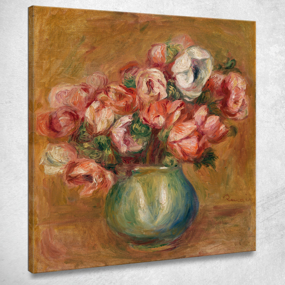 Anemoni Anemoni Pierre-Auguste Renoir par142 quadro stampato su tela Anemoni Anemoni Pierre-Auguste Renoir par142 quadro stampato su tela