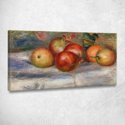 Mele Arancia E Limone Mele Arance E Limoni Pierre-Auguste Renoir par146 quadro stampato su tela