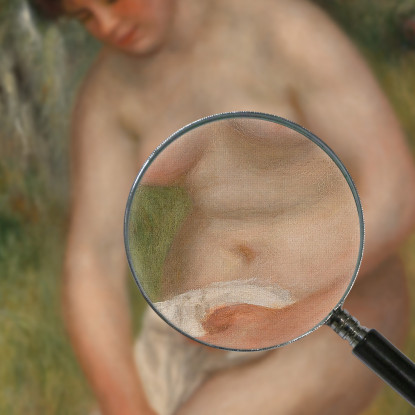 Bagnante Che Si Asciuga Pierre-Auguste Renoir par159 quadro stampato su tela