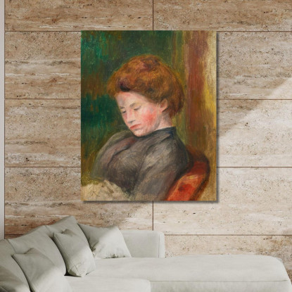 Busto Di Donna Pierre-Auguste Renoir par175 quadro stampato su tela