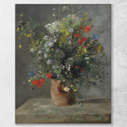 Fiori In Un Vaso Pierre-Auguste Renoir par229 quadro stampato su tela