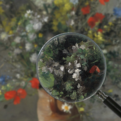 Fiori In Un Vaso Pierre-Auguste Renoir par229 quadro stampato su tela