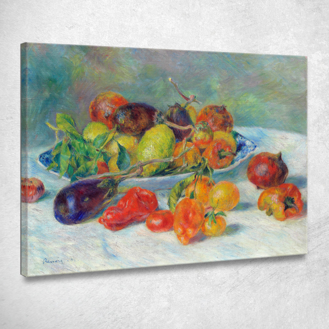 Frutti Del Midi Pierre-Auguste Renoir par231 quadro stampato su tela Frutti Del Midi Pierre-Auguste Renoir par231 quadro stampato su tela