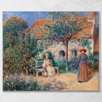 In Bretagna In Bretagna Pierre-Auguste Renoir par259 quadro stampato su tela