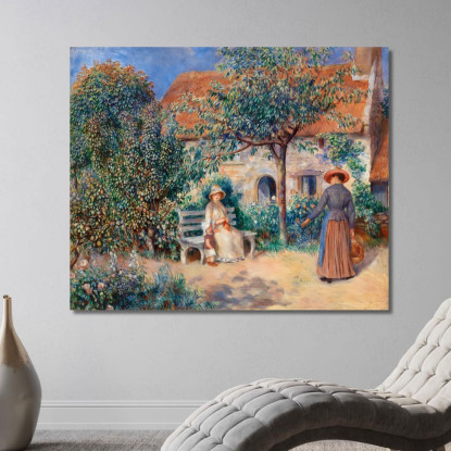 In Bretagna In Bretagna Pierre-Auguste Renoir par259 quadro stampato su tela