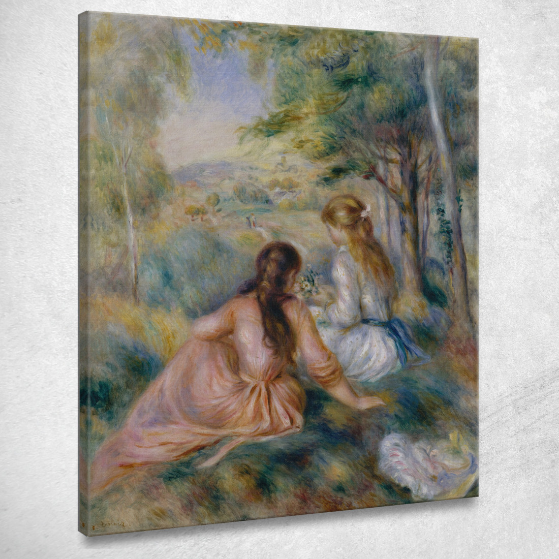 Nel Prato Pierre-Auguste Renoir par260 quadro stampato su tela Nel Prato Pierre-Auguste Renoir par260 quadro stampato su tela
