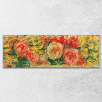 Lancio Di Fiori Pierre-Auguste Renoir par265 quadro stampato su tela