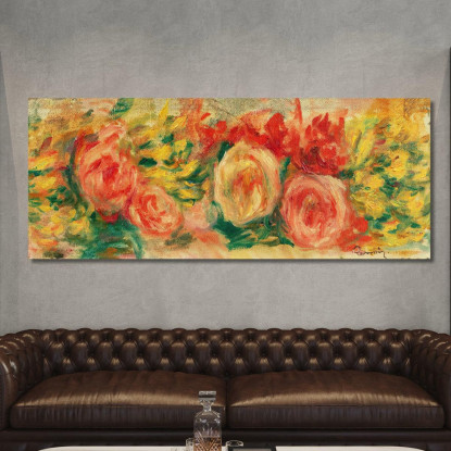 Lancio Di Fiori Pierre-Auguste Renoir par265 quadro stampato su tela