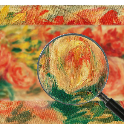 Lancio Di Fiori Pierre-Auguste Renoir par265 quadro stampato su tela