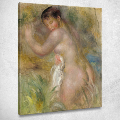 La Bagnante Pierre-Auguste Renoir par276 quadro stampato su tela