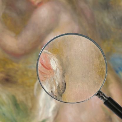 La Bagnante Pierre-Auguste Renoir par276 quadro stampato su tela