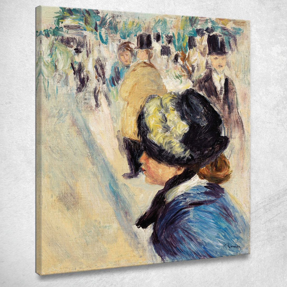 Luogo Studio Pigalle Pierre-Auguste Renoir par283 quadro stampato su tela Luogo Studio Pigalle Pierre-Auguste Renoir par283 quadro stampato su tela