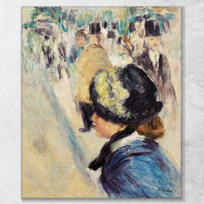 Luogo Studio Pigalle Pierre-Auguste Renoir par283 quadro stampato su tela