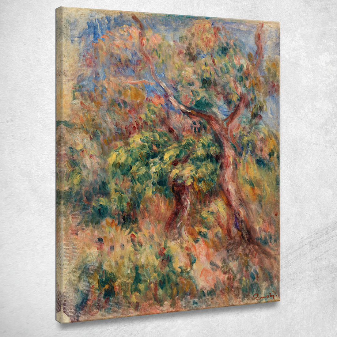 Paesaggio Paesaggistico Pierre-Auguste Renoir par291 quadro stampato su tela Paesaggio Paesaggistico Pierre-Auguste Renoir par291 quadro stampato su tela