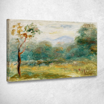 Paesaggio Dal Sud Della Francia Cagnes-Sur-Mer Pierre-Auguste Renoir par295 quadro stampato su tela