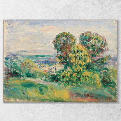 Paesaggio Pierre-Auguste Renoir par303 quadro stampato su tela